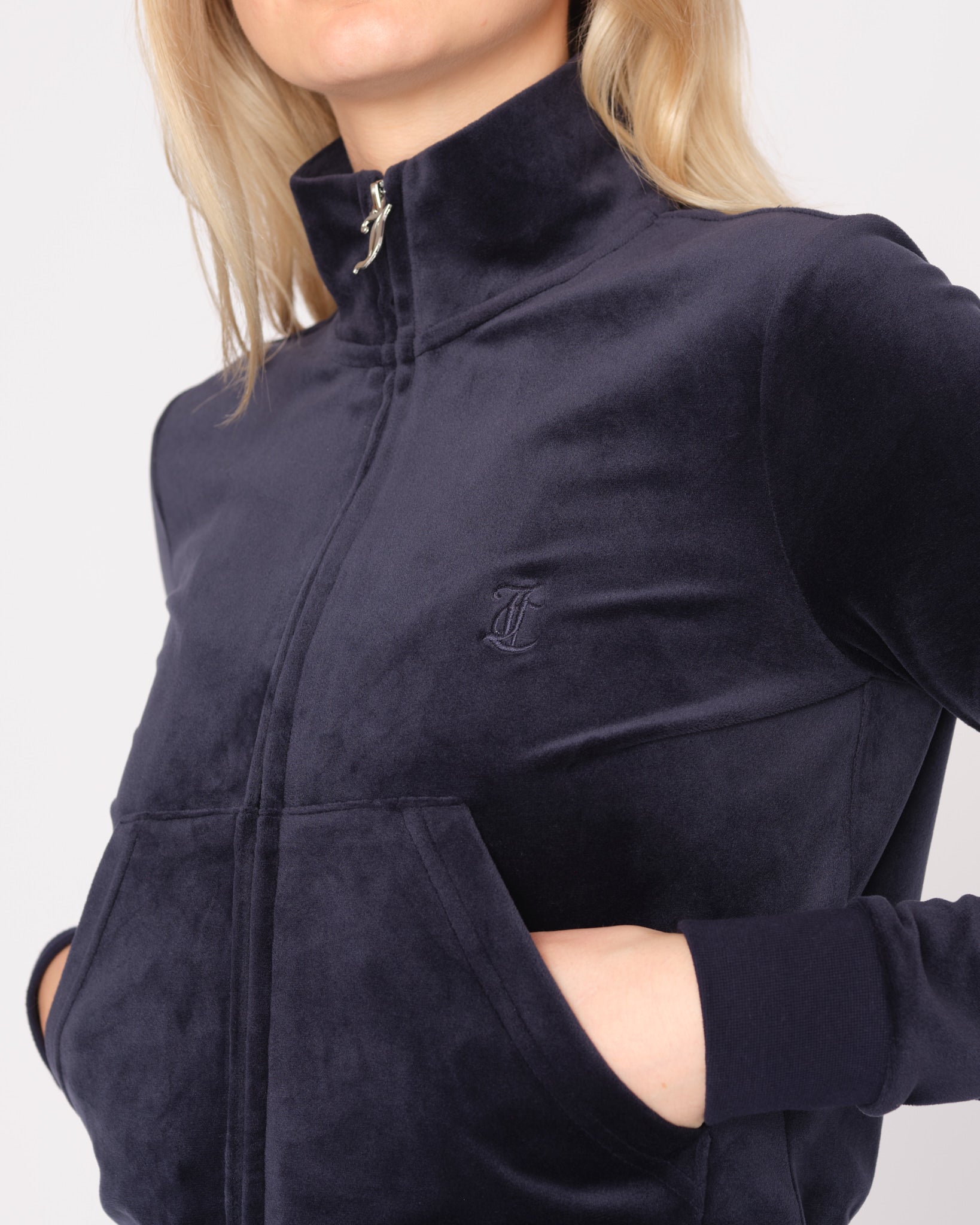 Classic Velour Lieu Track Top Night Sky - Juicy Couture Scandinavia