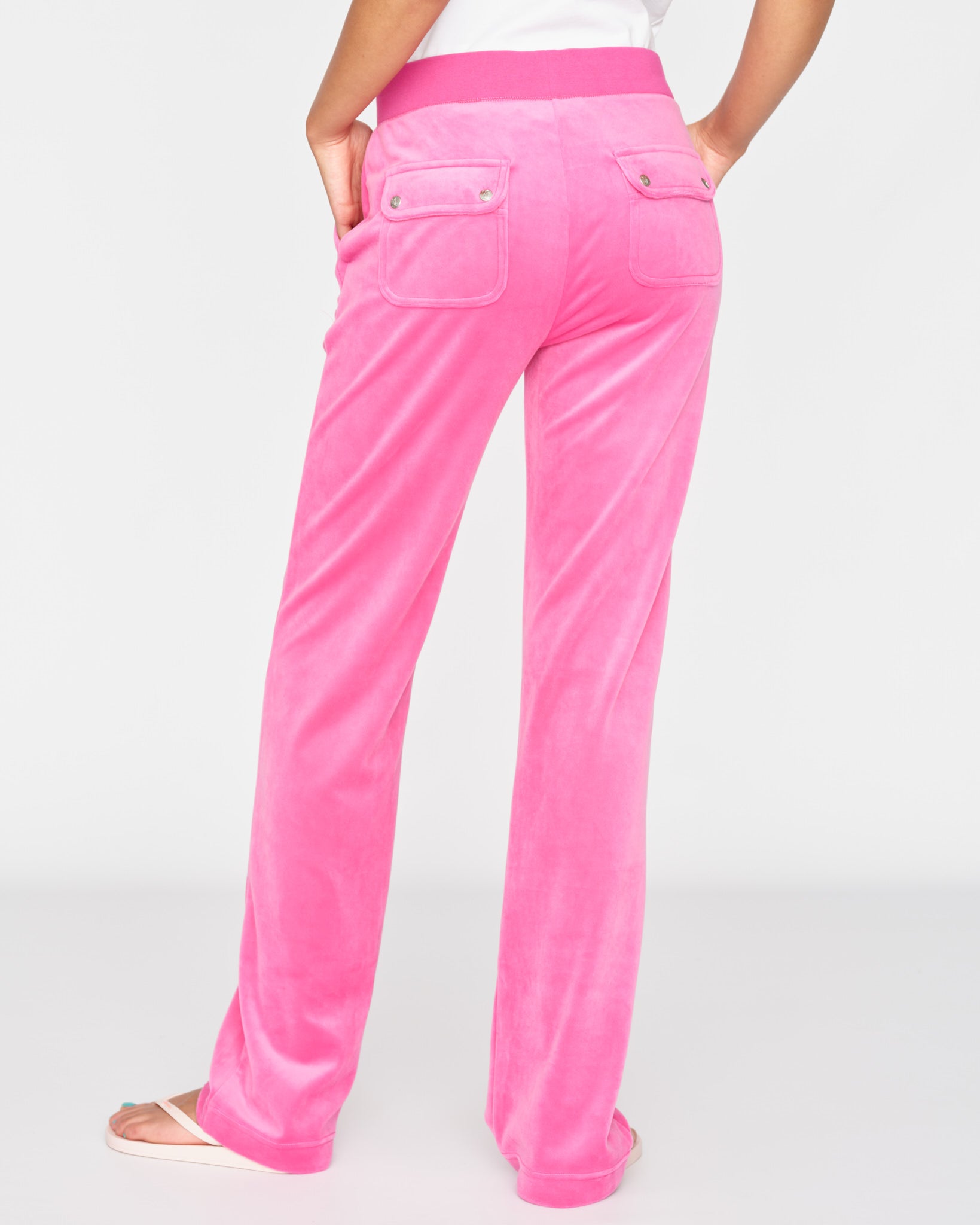 Classic Velour Del Ray Pant Raspberry Rose - Juicy Couture Scandinavia