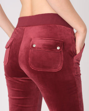 Classic Velour Del Ray Pant Tawny Port - Juicy Couture Scandinavia