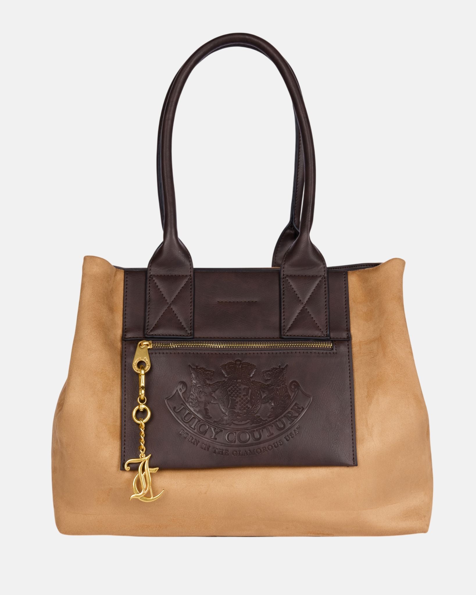 Bonnie Suede Large Shopping Bag Tan