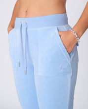 Classic Velour Del Ray Pant Powder Blue - Juicy Couture Scandinavia