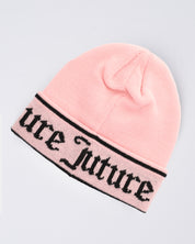 Ingrid Flat Knit Beanie Almond Blossom - Juicy Couture Scandinavia