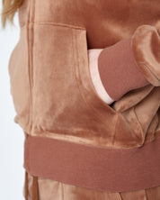 Classic Velour Robertson Zip Hoodie Acorn - Juicy Couture Scandinavia