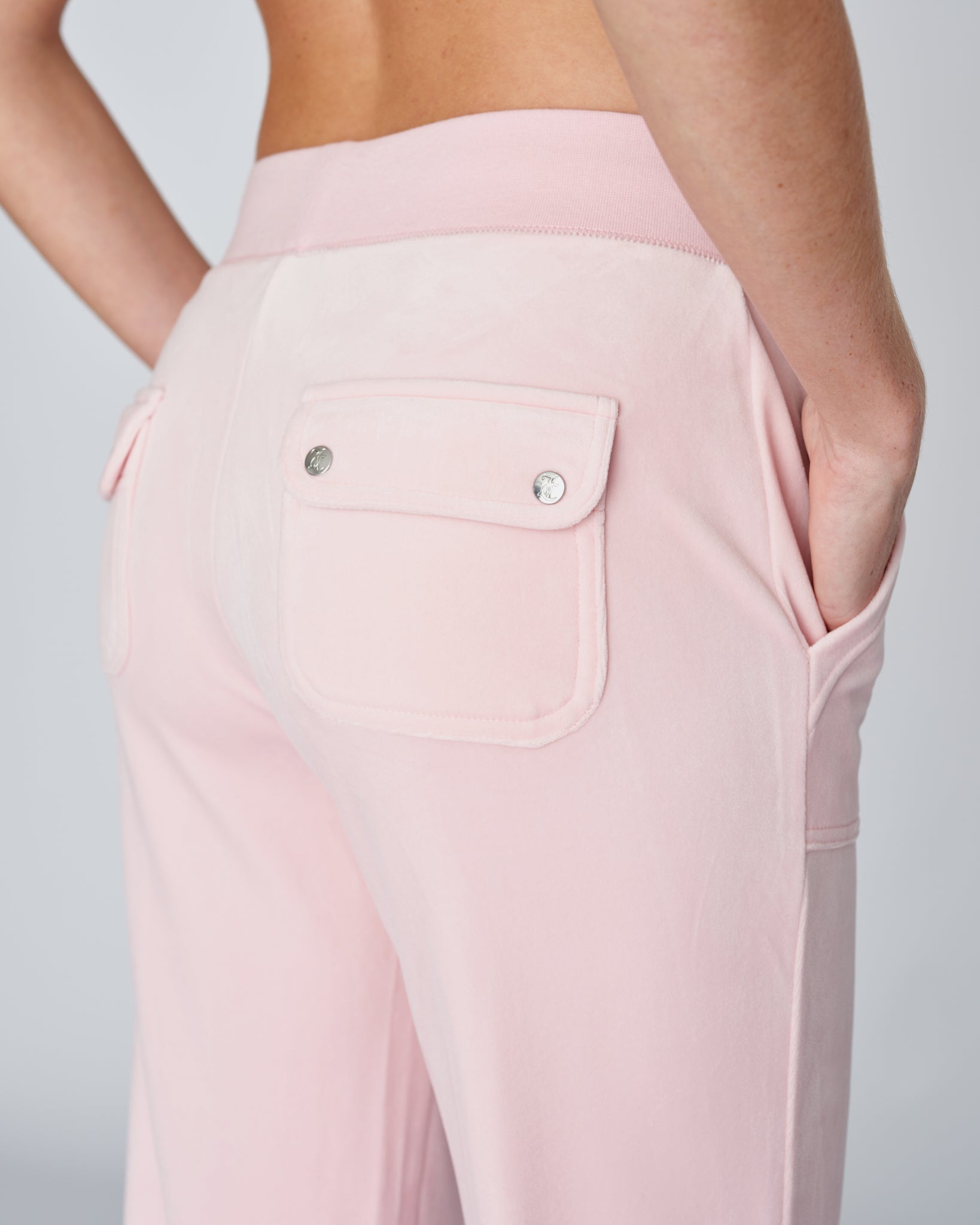 Classic Velour Del Ray Pant Almond Blossom - Juicy Couture Scandinavia