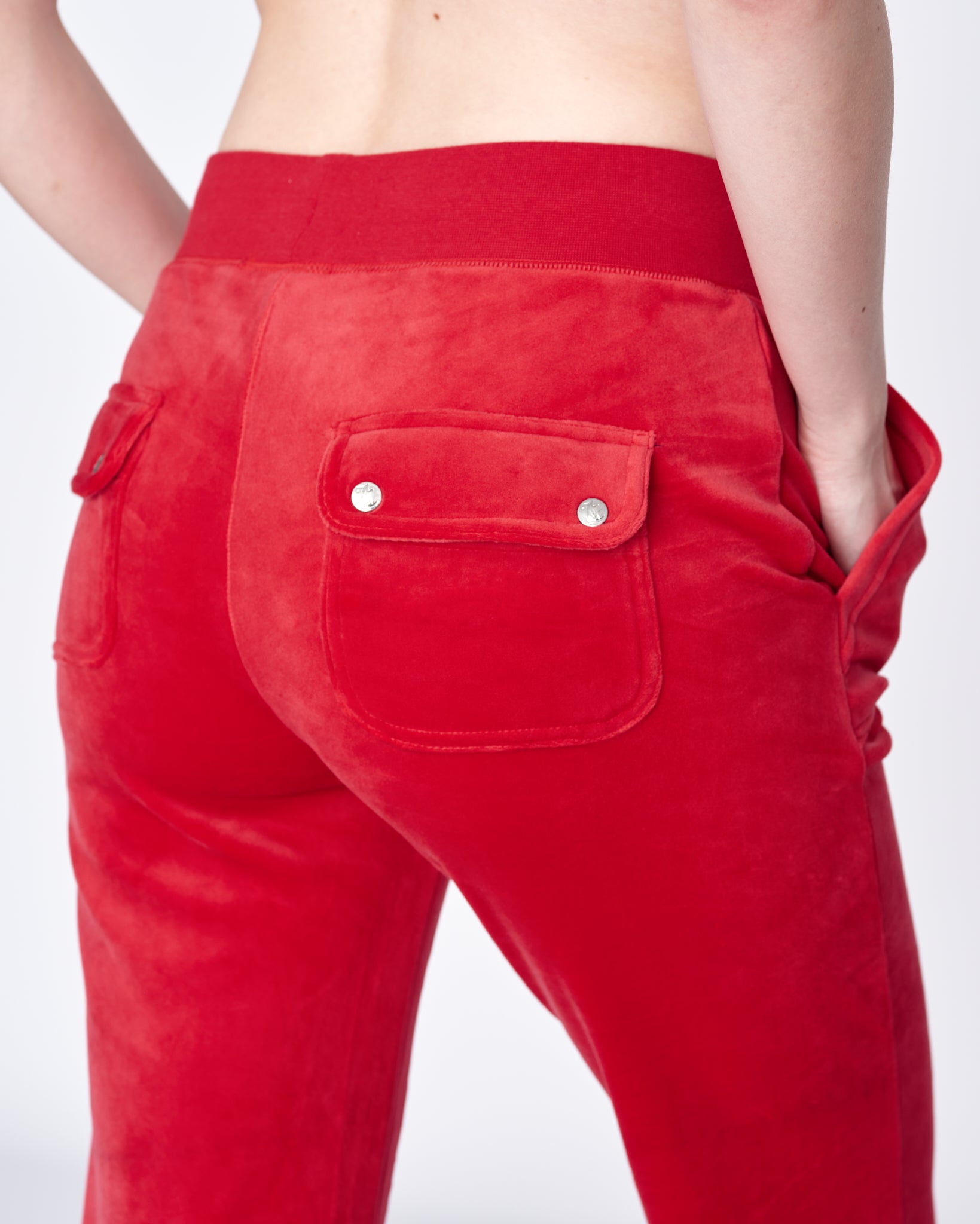 Classic Velour Del Ray Pant Astor Red - Juicy Couture Scandinavia
