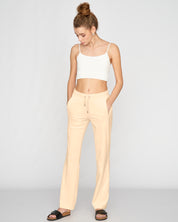 Tina Diamante Classic Velour Pant Beach Sand - Juicy Couture Scandinavia