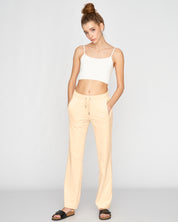 Tina Diamante Classic Velour Pant Beach Sand - Juicy Couture Scandinavia