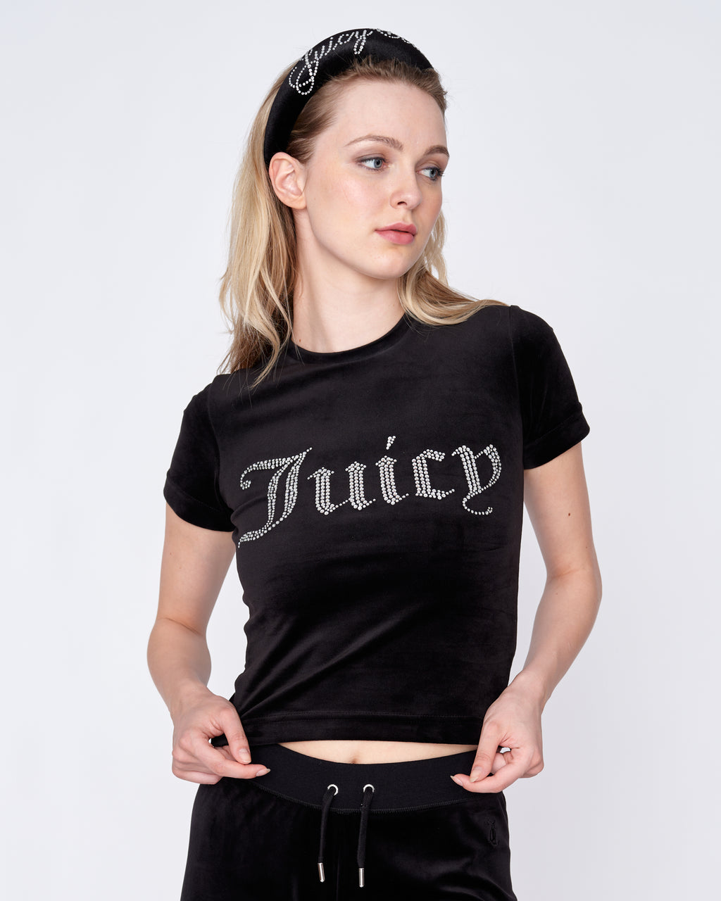 Juicy Couture co-ord active sports bra in black