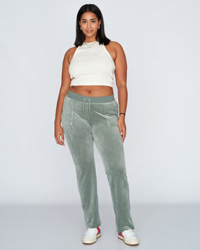 Classic Velour Del Ray Pant Chinois Green - Juicy Couture Scandinavia