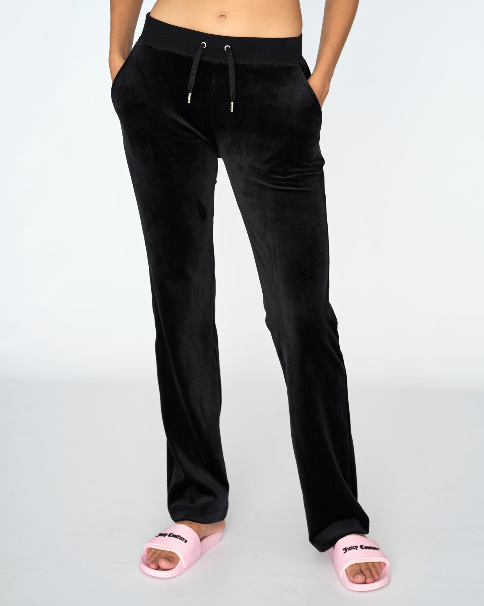 Classic Velour Diamante Del Ray Pant Black - Juicy Couture Scandinavia