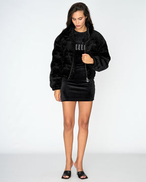 Madeline Mono Puffa Jacket Black - Juicy Couture Scandinavia