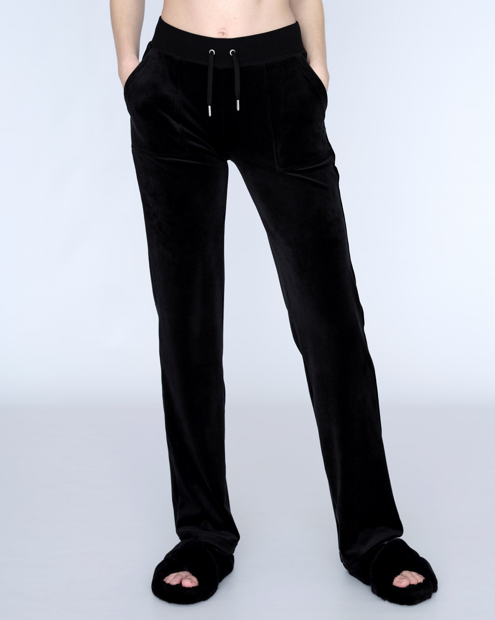 Classic Velour Del Ray Pant Black - Juicy Couture Scandinavia