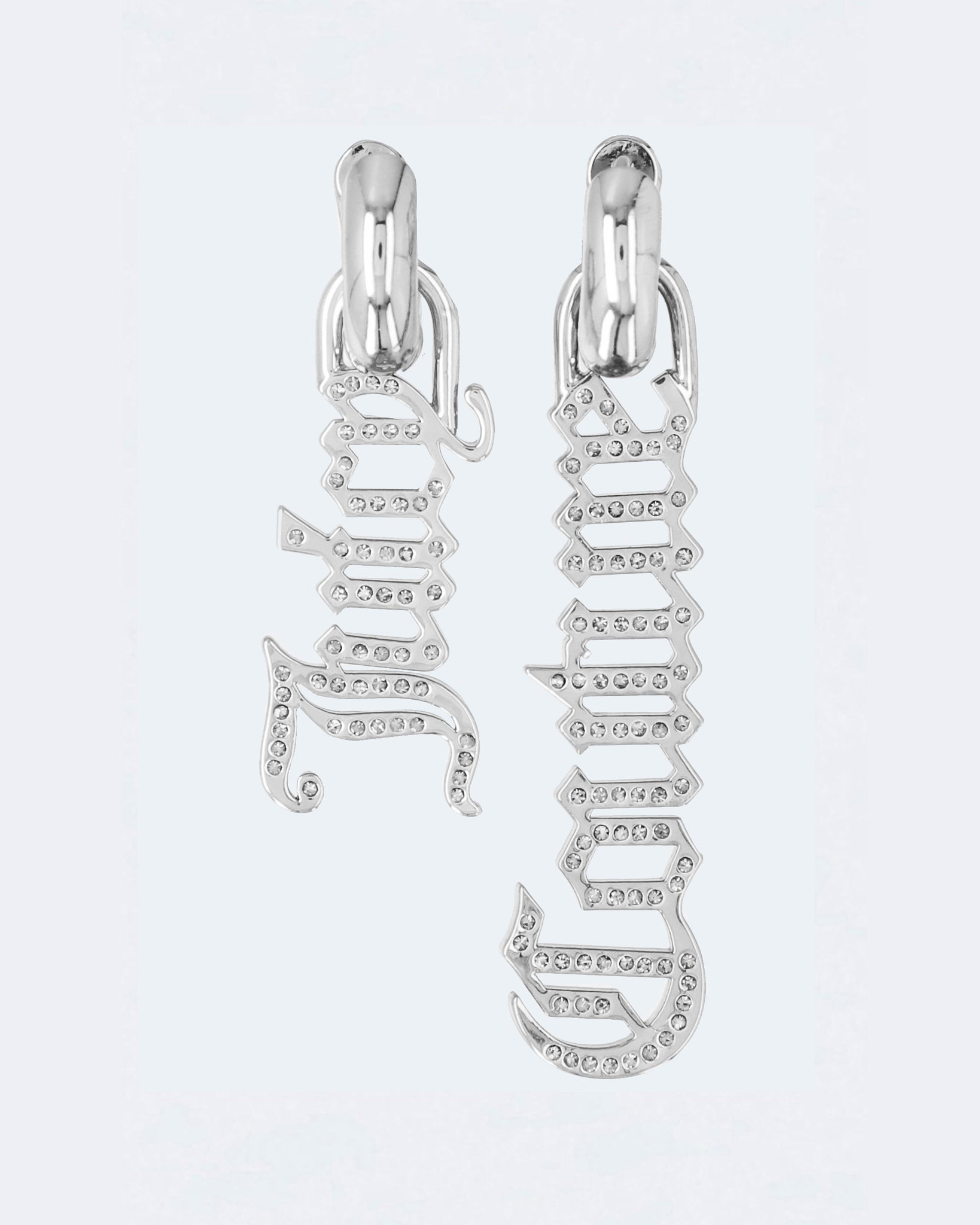 Jasy Hoops Earrings Silver - Juicy Couture Scandinavia