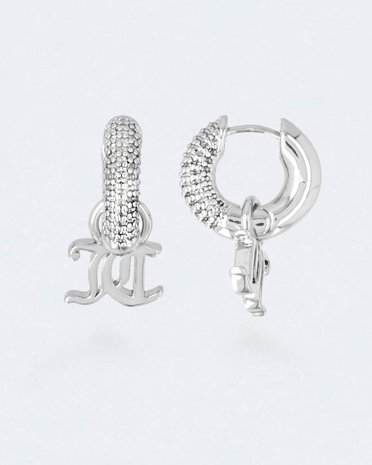 Grace Hoops Earrings Silver - Juicy Couture Scandinavia