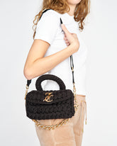 Jodieflap Crochet Mid Bag Black - Juicy Couture Scandinavia