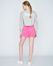 Josie Cropped Jumper Silver Marl - Juicy Couture Scandinavia